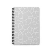 Spiral Notebook Ruled Line - Grey - www.leggybuddy.com