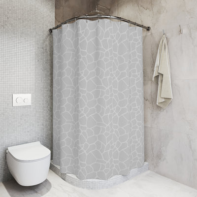 Polyester Shower Curtain - Grey - www.leggybuddy.com