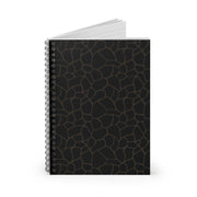 Spiral Notebook Ruled Line - Black - www.leggybuddy.com