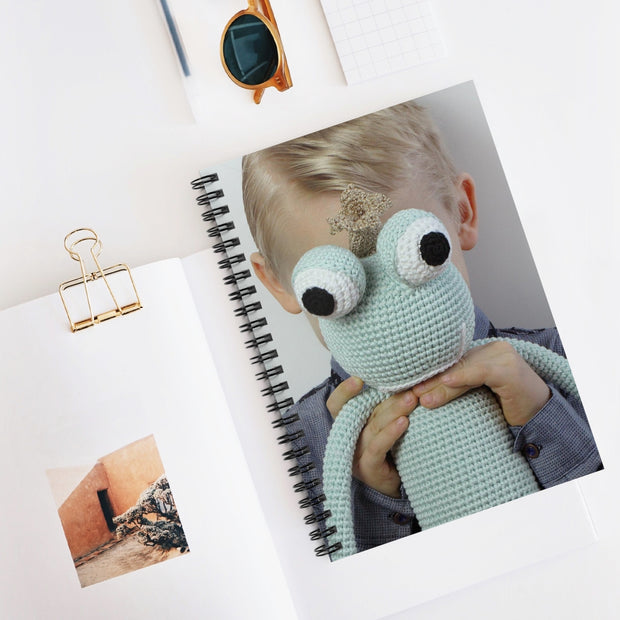 Spiral Notebook - Froggy - www.leggybuddy.com