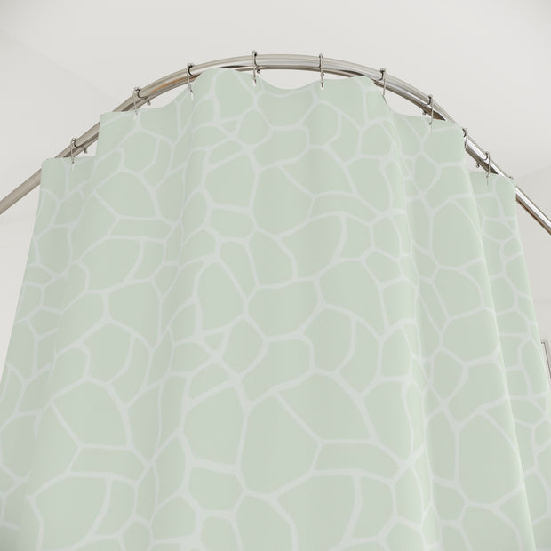 Polyester Shower Curtain - Mint - www.leggybuddy.com