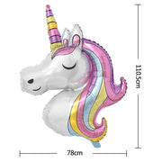 Rainbow Unicorn Birthday Balloon Set - www.leggybuddy.com