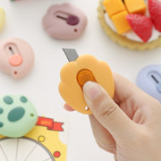 MOHAMM 1 PC Cute Cartoon Cat Claw Retractable Paper Cutter Utility  Knives Stationery for School Office Home - www.leggybuddy.com