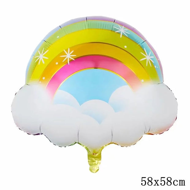 Rainbow Foil Balloon - www.leggybuddy.com