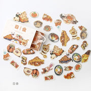 Yoofun 40pcs/box Kawaii Stickers Packed in Box Foodie Cartoons Forests Unicorn for Scrapbooking Journal Deco Vintage Stickers - www.leggybuddy.com