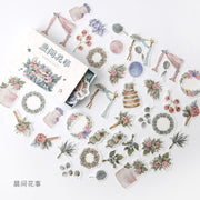 Yoofun 40pcs/box Kawaii Stickers Packed in Box Foodie Cartoons Forests Unicorn for Scrapbooking Journal Deco Vintage Stickers - www.leggybuddy.com