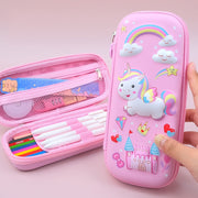 Pencil Case Kawaii School Pencil Cases Stationery Estuche 3D Space Pen Case Unicorn School Supplies Trousse Scolaire Pencil Box - www.leggybuddy.com