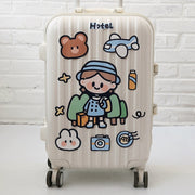 Sharkbang Large Waterproof Luggage Stickers Kawaii Cute Travel Notebook DIY Album Decoration Paste For Laptop/Phone/Cup Supplies - www.leggybuddy.com