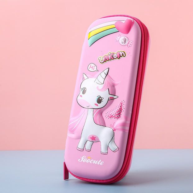 Pencil Case Kawaii School Pencil Cases Stationery Estuche 3D Space Pen Case Unicorn School Supplies Trousse Scolaire Pencil Box - www.leggybuddy.com