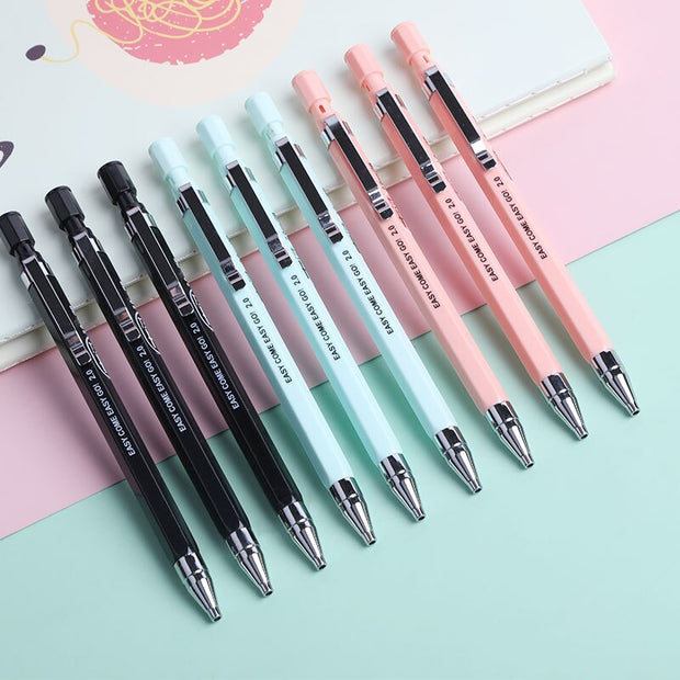 M&amp;G 2.0mm Thick-headed Mechanical Pencil 2B Automatic Pen For Students Non-Toxic Mechanical Pencil For Beginner School Supplies - www.leggybuddy.com