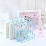 Sharkbang Creative Kawaii Cat Metal Book Magazine Bookends Books Stand Holder Bookshelf Desktop Storage Organizer Shelf - www.leggybuddy.com