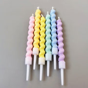 Pastel Color Birthday Candles - www.leggybuddy.com