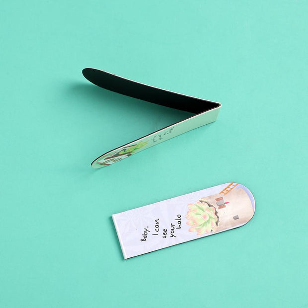 JIANWU 6pcs/set Cute Cartoon magnet bookmark life fresh bookmark creative magnetic Bookmarks For Books kawaii School supplies - www.leggybuddy.com