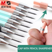 M&amp;G 2.0mm Thick-headed Mechanical Pencil 2B Automatic Pen For Students Non-Toxic Mechanical Pencil For Beginner School Supplies - www.leggybuddy.com