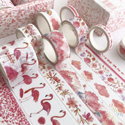8pcs/set Different sizes Washi Tape Set Petal Flower Paper Masking Tapes Japanese journal Tape Diy Scrapbooking Sticker - www.leggybuddy.com