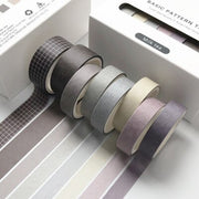 Solid Color Grid Masking Tape - 8 Pcs Set - www.leggybuddy.com