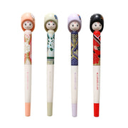 M&amp;G NEW Kawaii 4pcs/lot 0.5mm Matryona DOLL Gel Pen black ink cute gelpen for school supplies stationary pens stationery - www.leggybuddy.com