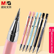 M&amp;G 2.0mm Thick-headed Mechanical Pencil 2B Automatic Pen For Students Non-Toxic Mechanical Pencil For Beginner School Supplies - www.leggybuddy.com