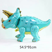 Large 4D Dinosaur Foil Balloon Triceraptos - www.leggybuddy.com