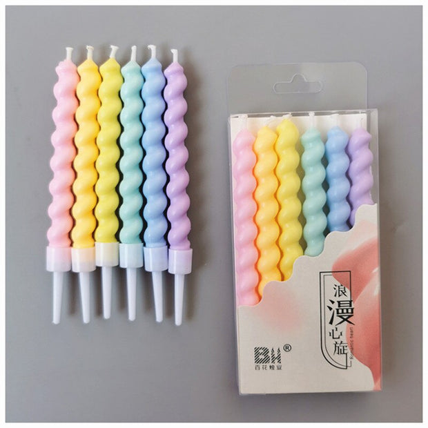 Pastel Color Birthday Candles - www.leggybuddy.com