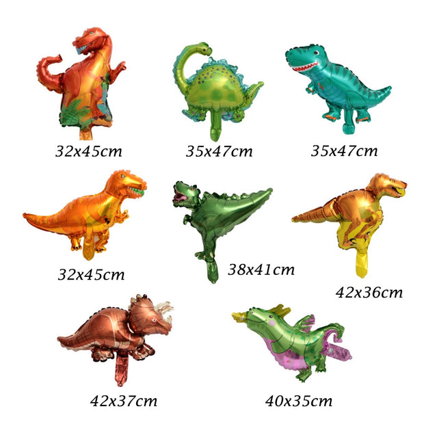 Large 4D Dinosaur Foil Balloon Triceraptos - www.leggybuddy.com