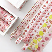 8pcs/set Different sizes Washi Tape Set Petal Flower Paper Masking Tapes Japanese journal Tape Diy Scrapbooking Sticker - www.leggybuddy.com