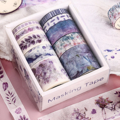 Plant Leaves Washi Tape - 10 Pcs Set - www.leggybuddy.com