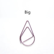 Metal Paper Clip Bookmark - 10pcs/pack (Korea) - www.leggybuddy.com