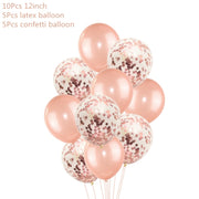 Rose Gold Wedding Birthday Party Balloons Happy Birthday Letter Foil Balloon Baby Shower Anniversary Event Party Decor Supplies - www.leggybuddy.com