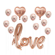 Rose Gold Wedding Birthday Party Balloons Happy Birthday Letter Foil Balloon Baby Shower Anniversary Event Party Decor Supplies - www.leggybuddy.com