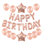 Rose Gold Wedding Birthday Party Balloons Happy Birthday Letter Foil Balloon Baby Shower Anniversary Event Party Decor Supplies - www.leggybuddy.com