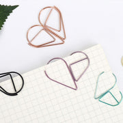 Metal Paper Clip Bookmark - 10pcs/pack (Korea) - www.leggybuddy.com