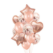 Rose Gold Wedding Birthday Party Balloons Happy Birthday Letter Foil Balloon Baby Shower Anniversary Event Party Decor Supplies - www.leggybuddy.com