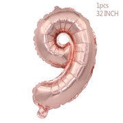 Rose Gold Wedding Birthday Party Balloons Happy Birthday Letter Foil Balloon Baby Shower Anniversary Event Party Decor Supplies - www.leggybuddy.com