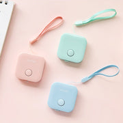 JIANWU 1.5m*7mm tape measure Macaron candy color leather ruler box Portable Fashion Design school supply - www.leggybuddy.com