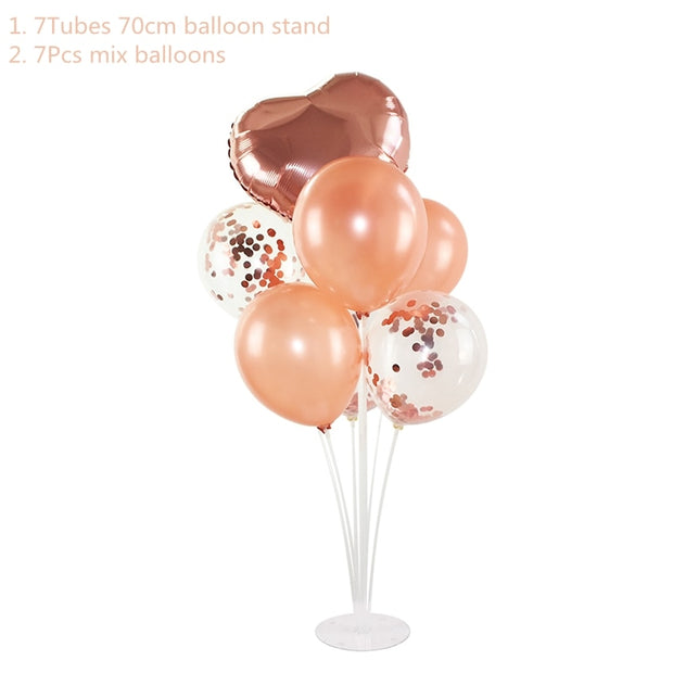 Rose Gold Wedding Birthday Party Balloons Happy Birthday Letter Foil Balloon Baby Shower Anniversary Event Party Decor Supplies - www.leggybuddy.com