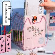 Sharkbang Creative Kawaii Cat Metal Book Magazine Bookends Books Stand Holder Bookshelf Desktop Storage Organizer Shelf - www.leggybuddy.com