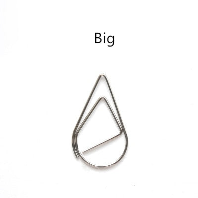 Metal Paper Clip Bookmark - 10pcs/pack (Korea) - www.leggybuddy.com