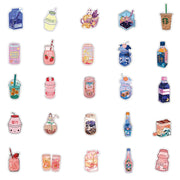 Summer Flavored Drink Stickers 50PCS - www.leggybuddy.com