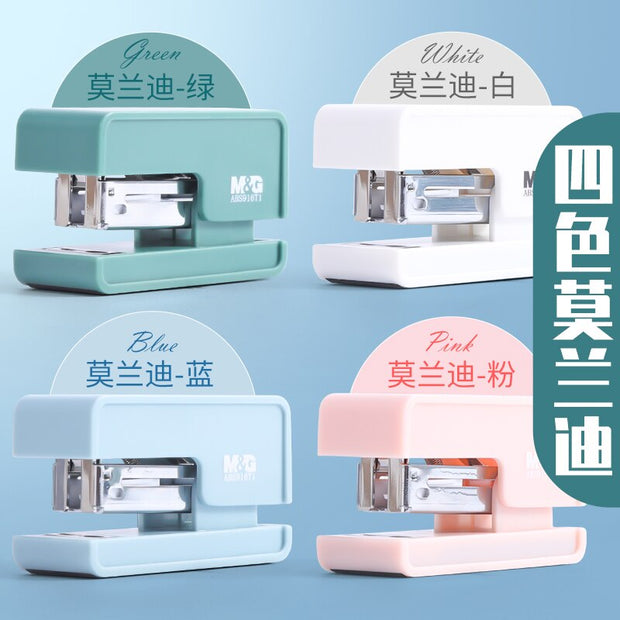 M&amp;G Morandi Color Effortless Mini Stapler 24/6 #12 Staplers Free Staples Paper Binding Stapling Machine Standard Office School - www.leggybuddy.com