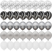 Marble Metallic Confetti Balloon - Set 40 pcs - www.leggybuddy.com