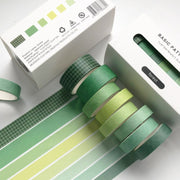 Solid Color Grid Masking Tape - 8 Pcs Set - www.leggybuddy.com