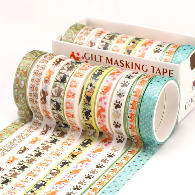 Masking Tape, Washi Tape - 10pcs set - www.leggybuddy.com