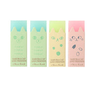 Sakura Cat Small Eraser - 4 Pcs Set - www.leggybuddy.com