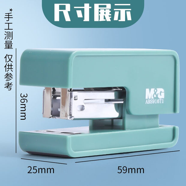 M&amp;G Morandi Color Effortless Mini Stapler 24/6 #12 Staplers Free Staples Paper Binding Stapling Machine Standard Office School - www.leggybuddy.com