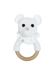 Mouse Baby Rattle - www.leggybuddy.com