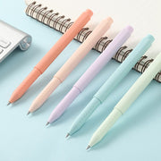 M&amp;G &quot;U&quot; Series Macaron Color Gel Pen 0.5mm Black Ink Quick Dry Gelpen For Student Office School Cute Stationery Supplies Andstal - www.leggybuddy.com