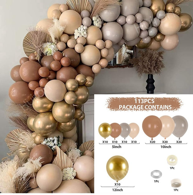 Macaron Balloons Garland Arch Rose Gold Confetti Ballon Wedding Birthday Baloon Birthday Party Decor Kids Baby Shower - www.leggybuddy.com