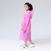 New Fashion Children Raincoat EVA Waterproof Thickened Rain Coat Reusable Transparent Rain Jacket Clear Kids Tour Rainwear Suit - www.leggybuddy.com