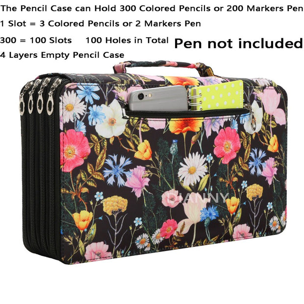 Pencil Case School 300 Slots Large Capacity Pencilcase for Girls Stationery Pen Box Big Marker Bag Organizer Kawaii Fluffy Pouch - www.leggybuddy.com